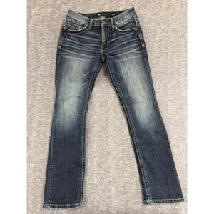 BKE Jake Straight Leg Jeans Faded Dark Wash Men's Size 31x31